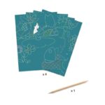 Djeco DJ9716 The Pond Scratch Cards