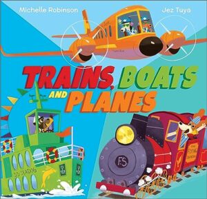 Trains,Boats and Planes Book