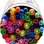 Studio Series Dual-Tip Colouring Markers 60pk