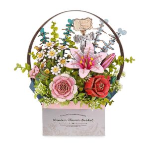 DIY Wooden Bloom Flower Basket