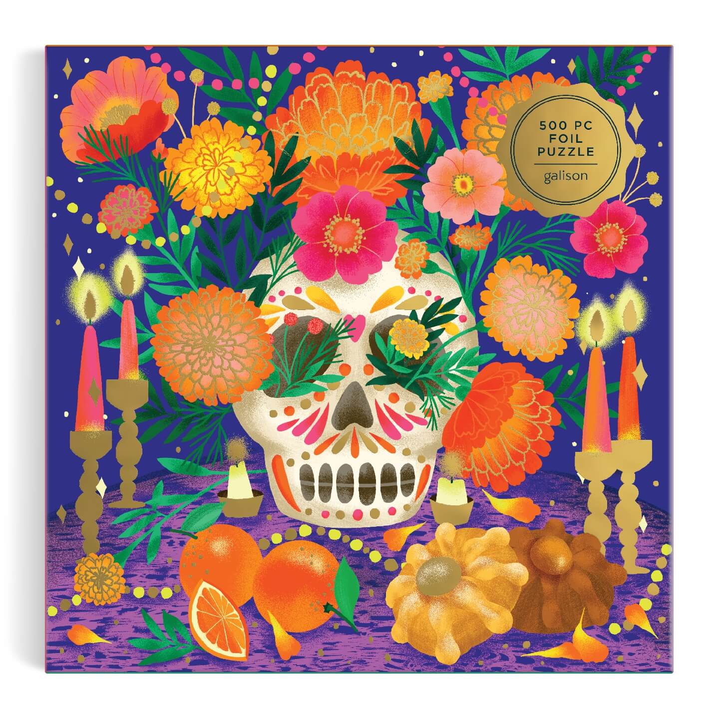 Ofrenda del Día de Muertos Foil Puzzle­ 500pc