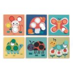 Djeco DJ1617 Spotimage Colour Spot Matching Wooden Game