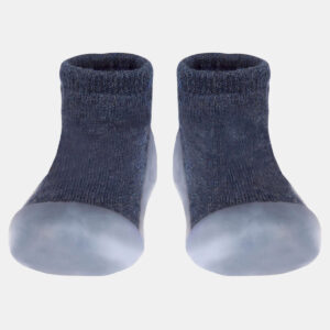 Organic Hybrid Walking Socks Dreamtime Footsteps - Ink Size AU4