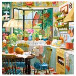 eeBoo Springtime Kitchen Puzzle 1000pc