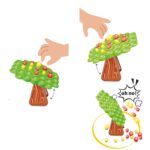 Quercetti Stay Apple Balancing Game