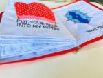 My Quiet Book Zipper - Red or Blue