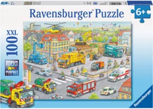 Ravensburger Vehicles in the City Puzzle 100 pc