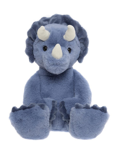 Charlie Bears Troy Triceratops Denim Blue