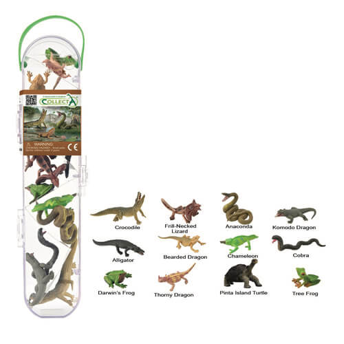 CollectA Reptiles & Amphibians Gift Set 12pc