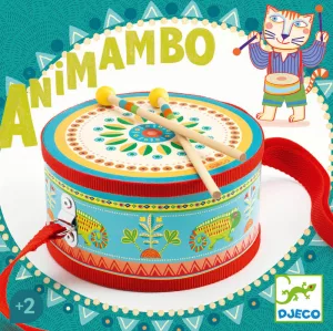 Djeco DJ6004 Animambo Music Hand Drum