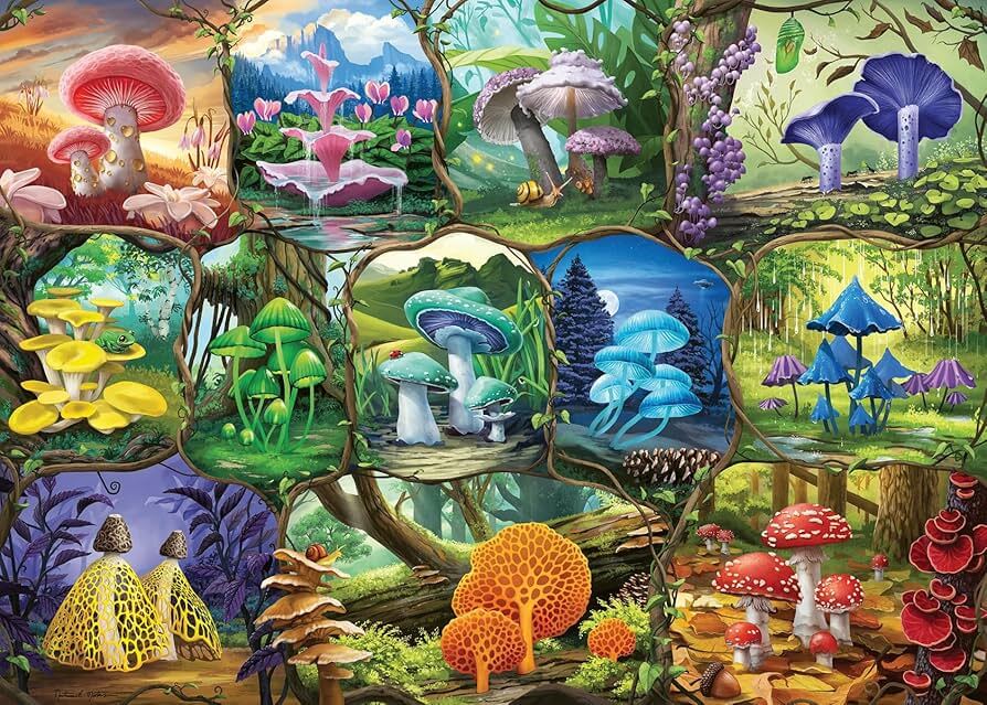 Ravensburger Beautiful Mushrooms Puzzle 1000pc