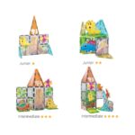 Picasso Tiles Dinosaur 38pc Set With 8 Action Figures