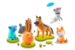 Hey Clay Dog Story 15pc Set