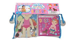 Colour Changing Bath Book & Stickers - Dress Up