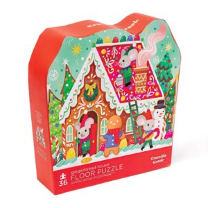 Crocodile Creek Classic Floor Puzzle Gingerbread House 36pc