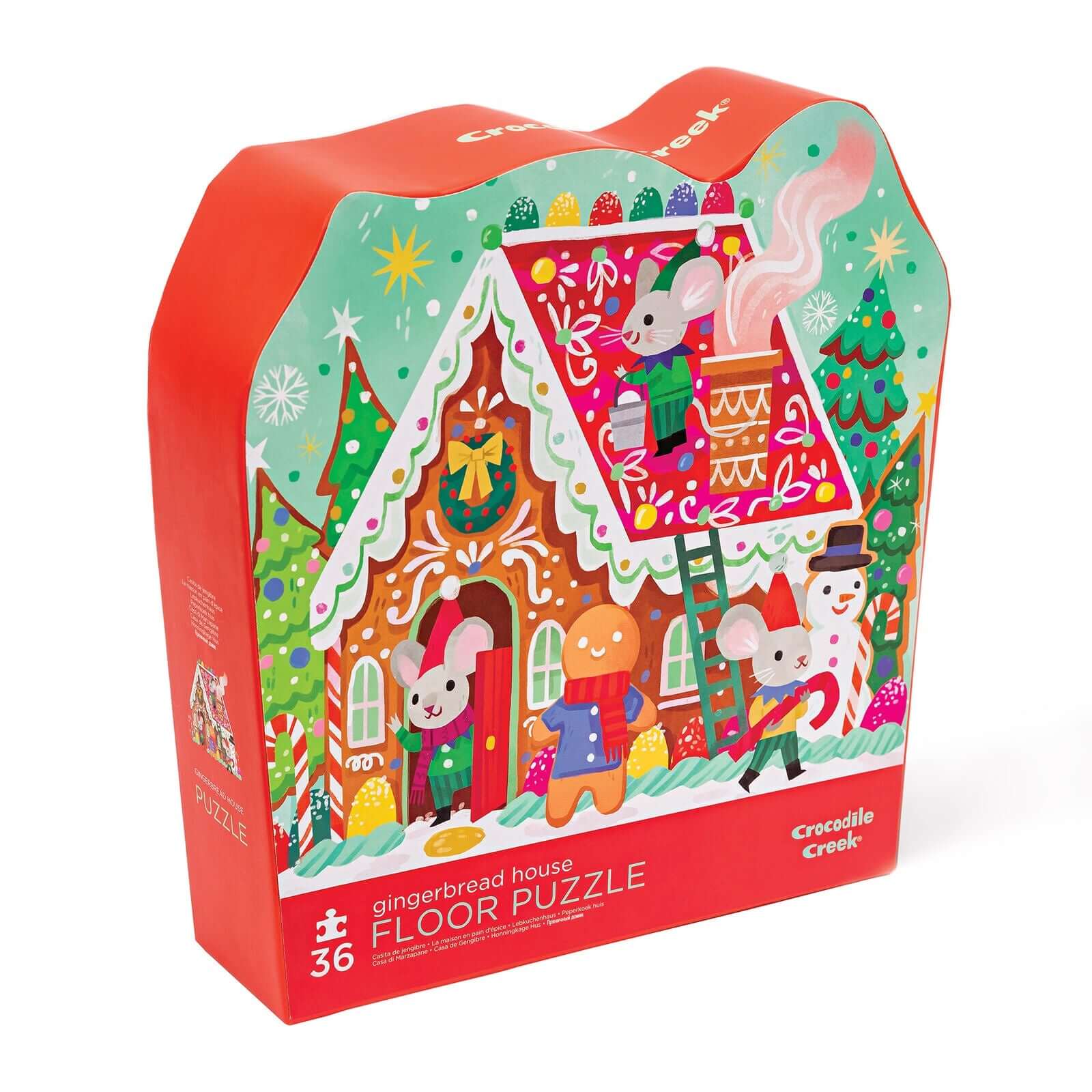 Crocodile Creek Classic Floor Puzzle Gingerbread House 36pc