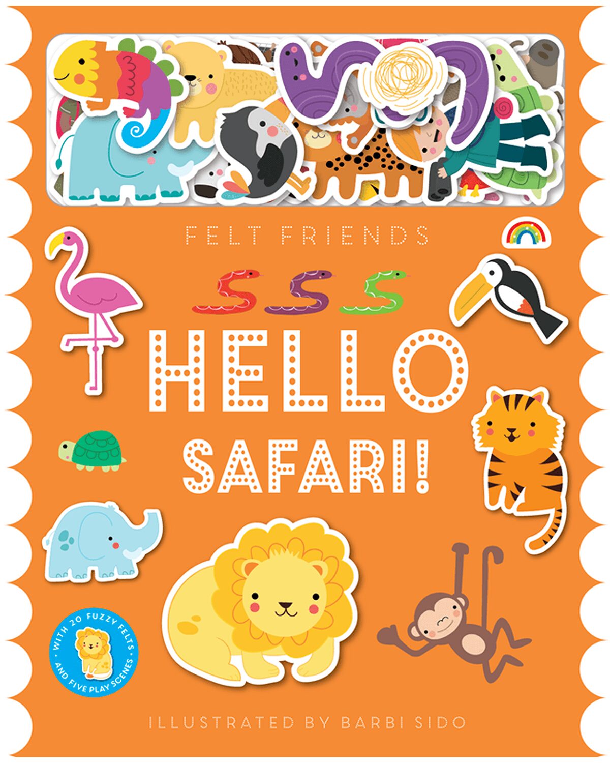 Felt Friends Hello Safari! Felt Book
