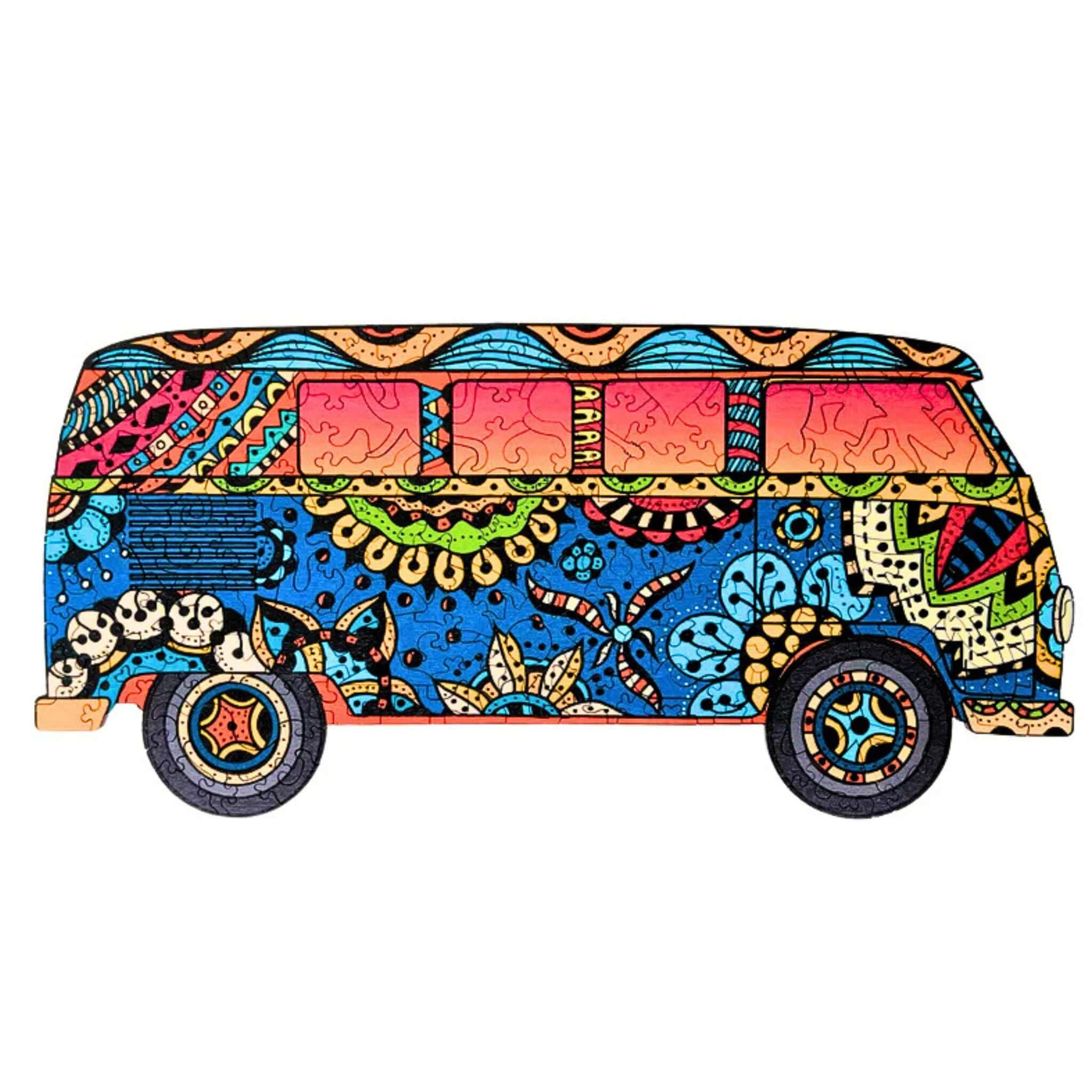 Twigg Puzzles Groovy Van 176pc Wooden Puzzle