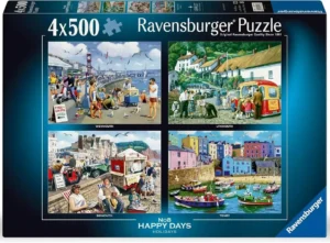 Ravensburger Happy Days No 8 Holidays Puzzle 4 x 500pc
