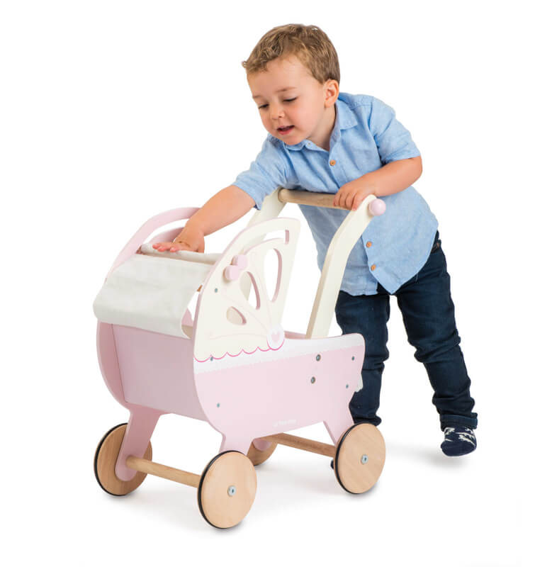 Le Toy Van Sweet Dreams Wooden Pram Le Toy Van Sweet Dreams Wooden Pram