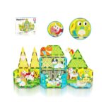 Picasso Tiles Farm Animal 52pc Set With 8 Animals