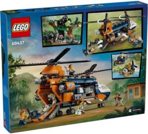 LEGO City 60437 Jungle Explorer Helicopter at Base Camp