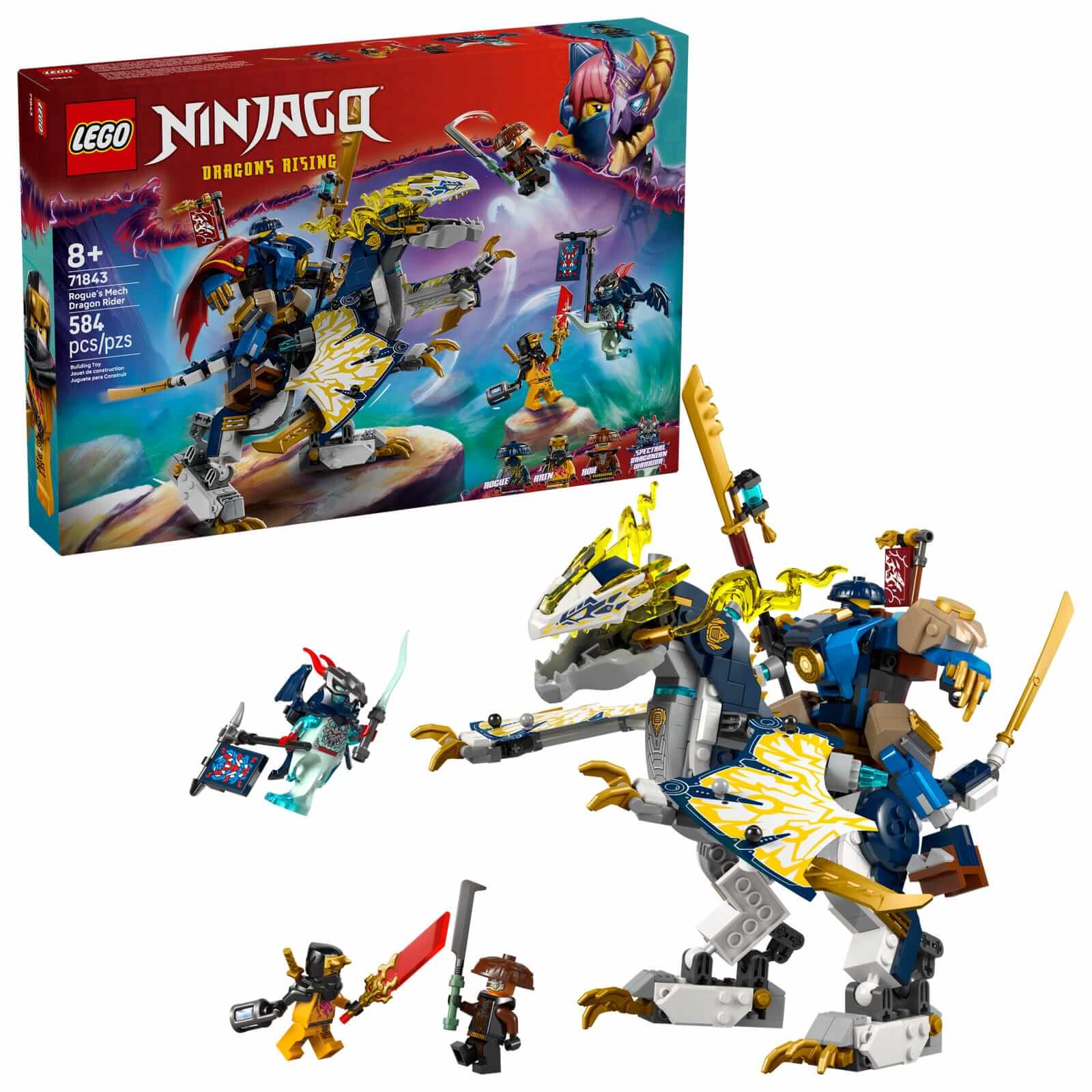 LEGO Ninjago 71843 Rogues Mech Dragon Rider