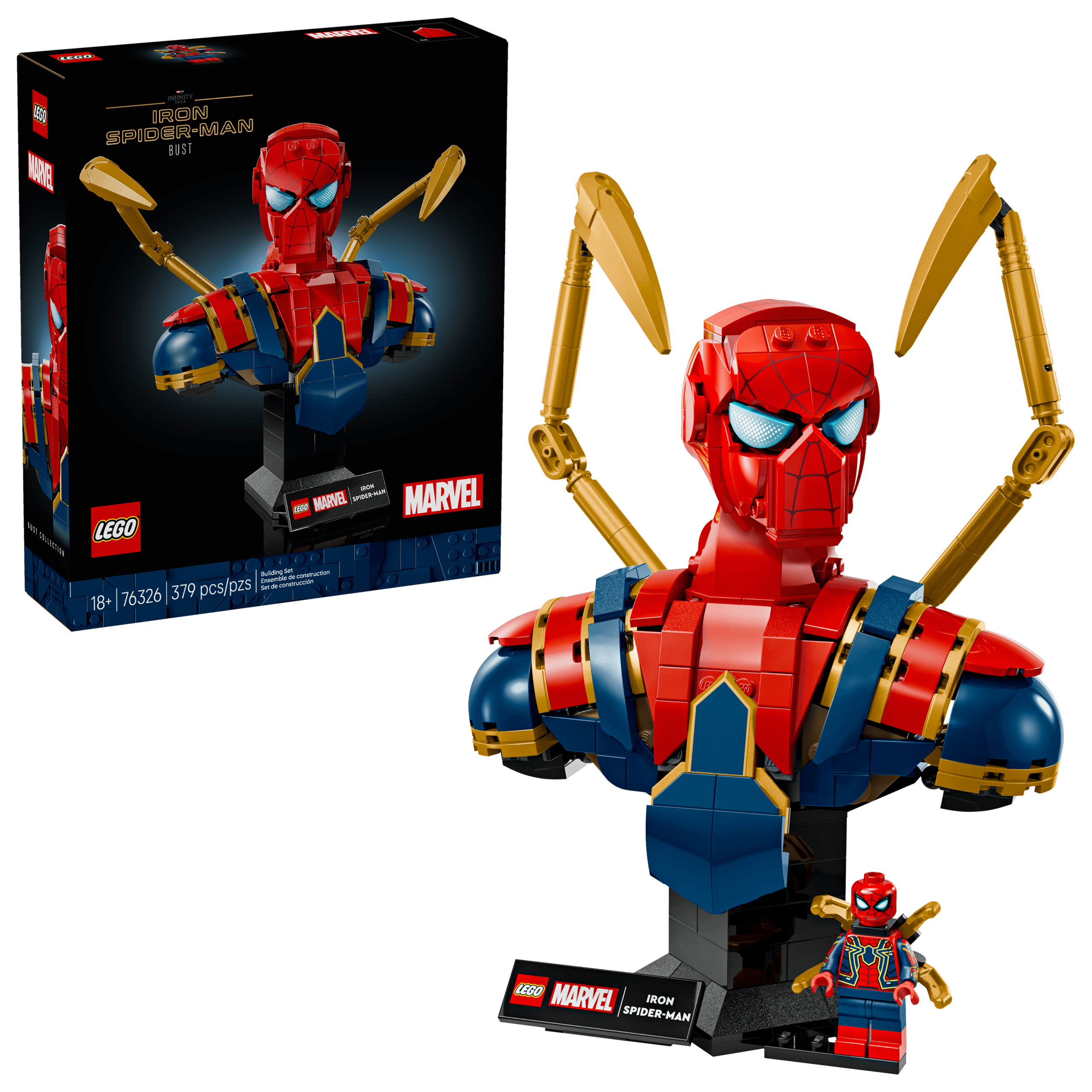 LEGO Marvel 76326 Iron Spider-Man Bust