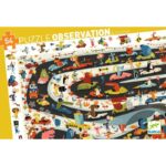 Djeco DJ7564 Car Rally Observation Puzzle 54pc