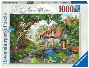 Ravensburger Flower Hill Lane Puzzle 1000pc