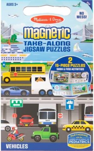 M&D Vehicles Magnetic Jigsaw Puzzles