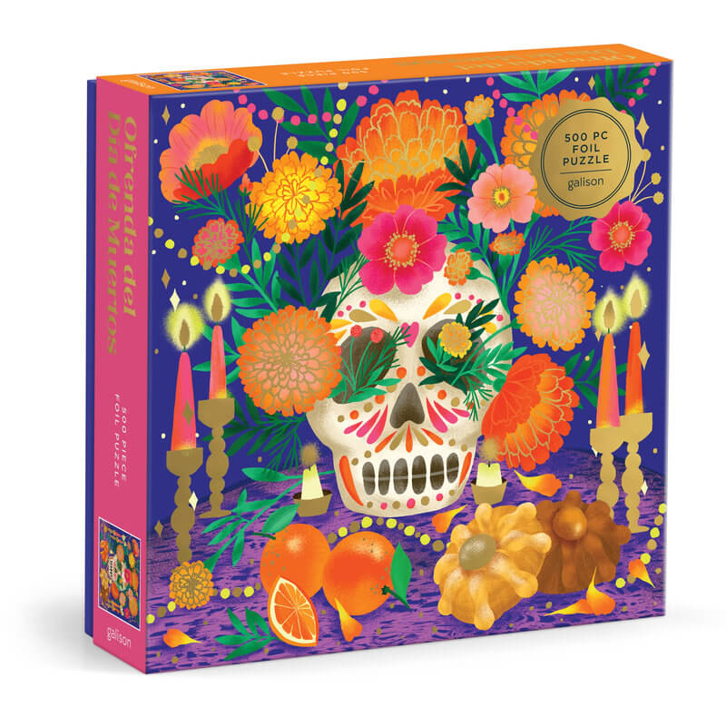 Ofrenda del Día de Muertos Foil Puzzle­ 500pc