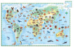Djeco DJ7420 Observation Puzzle World Animals 100pc