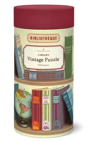 Cavallini & Co Vintage Library Books 1000pc Puzzle