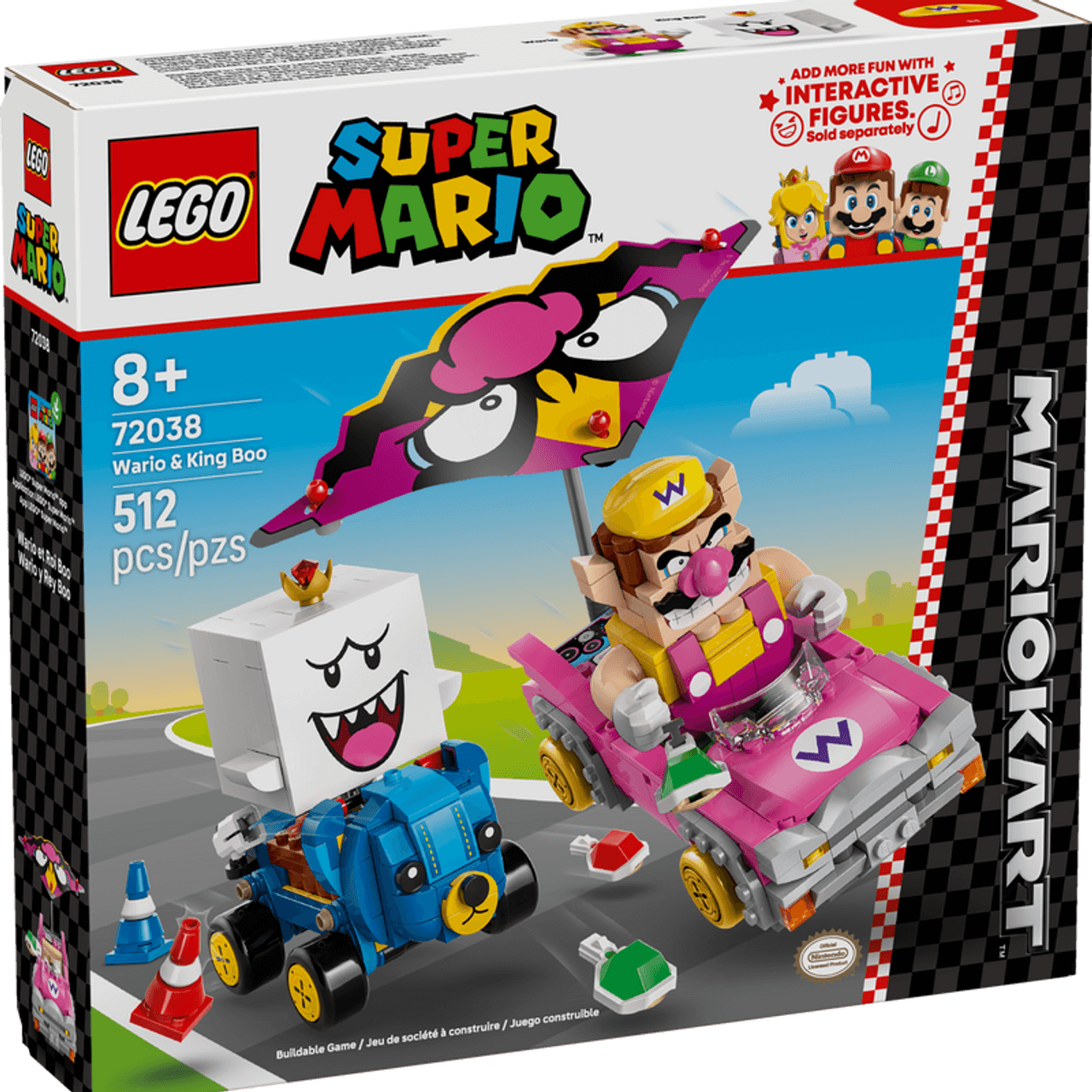 Lego Super Mario 72038 Mario Kart™ – Wario & King Boo
