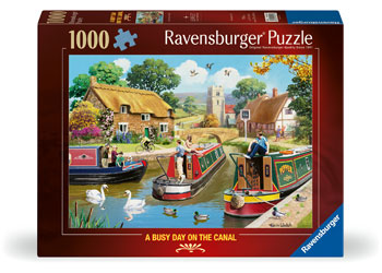 Ravensburger A Busy Day on the Canal Puzzle 1000pc