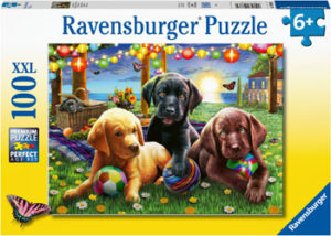 Ravensburger Puppy Picnic Puzzle 100pc