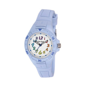 Cactus Blue Band/Rainbow Face Watch 100m Water Resistant