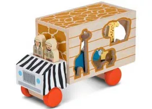 M&D Animal Rescue Shape Sorting Truck