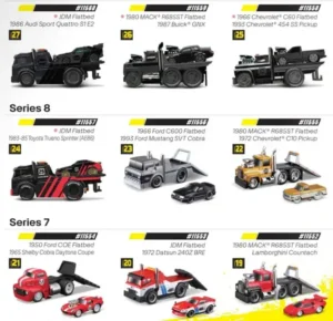 Maisto Muscle Machines 1:64 Muscle Transports Diecast 6pc