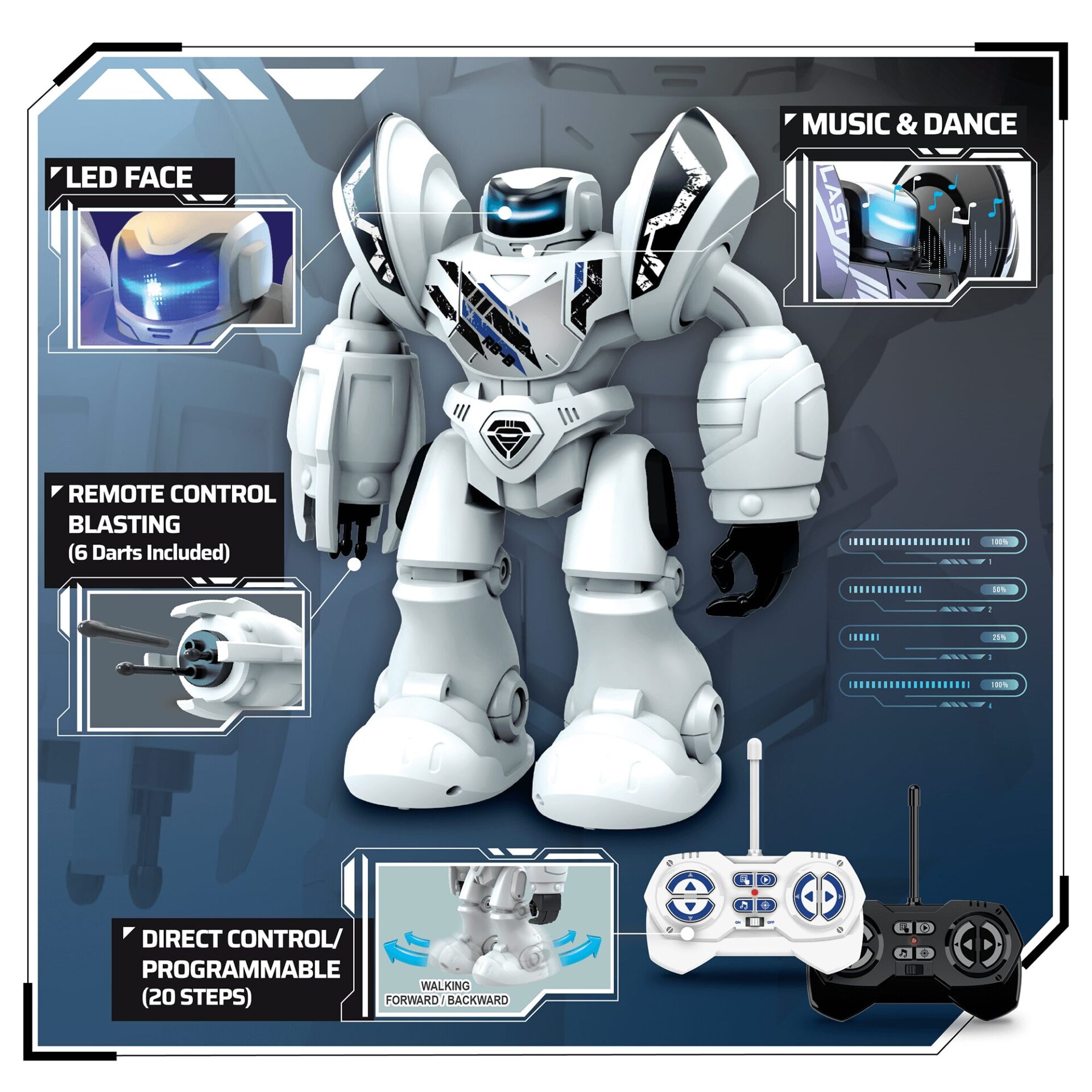 Silverlit Robo Blast Programmable Robot