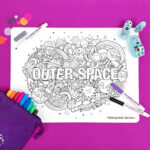 RE-FUN-ABLE Colouring Set - Outer Space