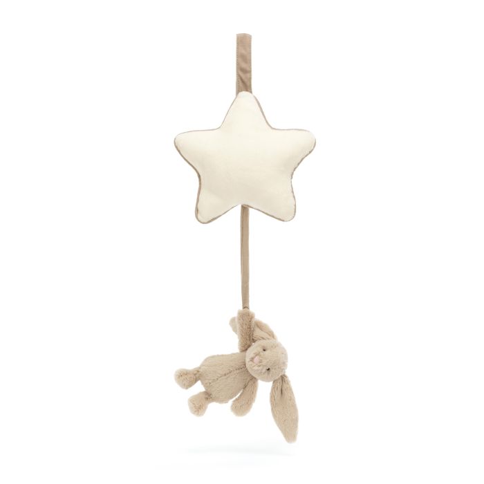 Jellycat Bashful Beige Bunny Musical Pull Jellycat Bashful Beige Bunny Musical Pull