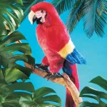 Folkmanis FM2362 Scarlet Macaw Puppet