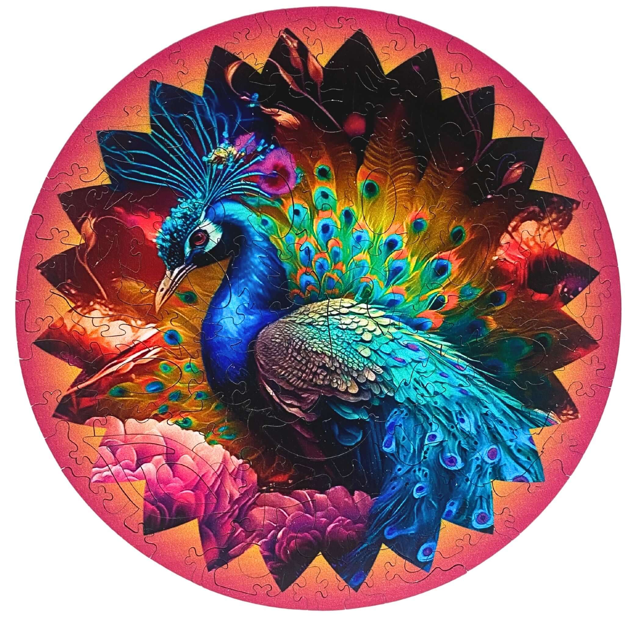 Twigg Puzzles Penelope Peacock 118pc Wooden Puzzle