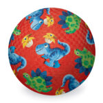 7 Inch Playground Ball - Dino Friends (Red)