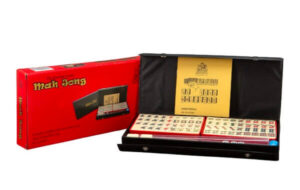 Mahjong 20cm Travel Set Black Vinyl Case