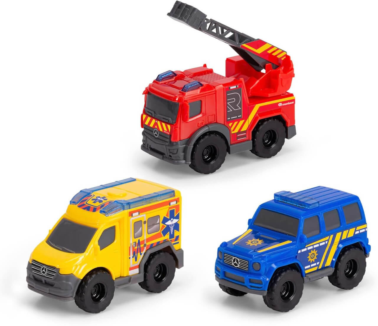 Dickie Toys Micro Rescue Force (Set of 3) 8cm