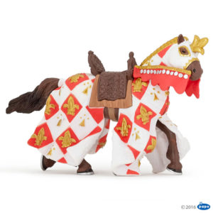 Papo 39789 White Horse Fleur De Lys