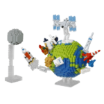 Nanoblock Planet Earth & The Moon